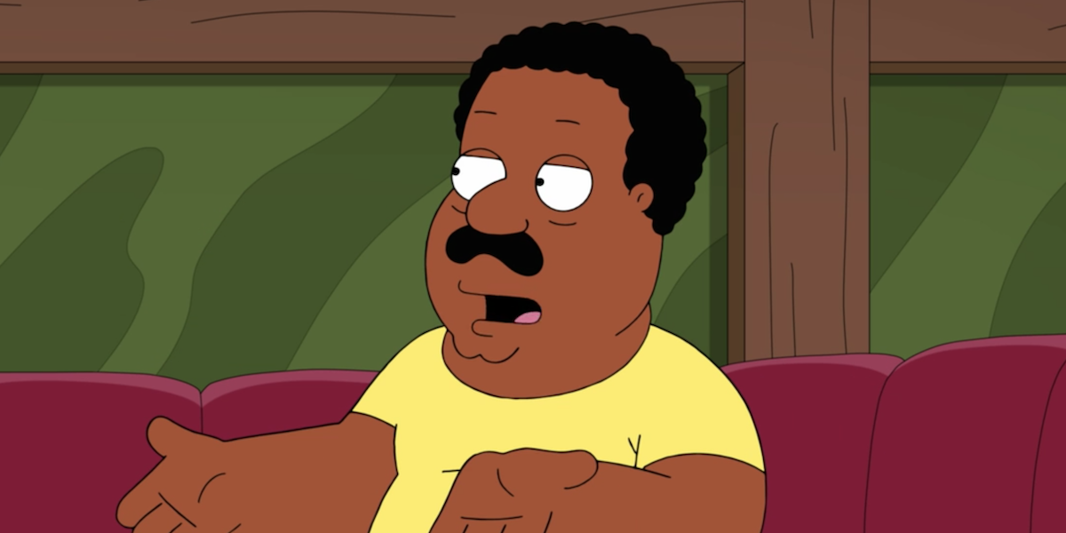 cleveland in family guy bar season 18