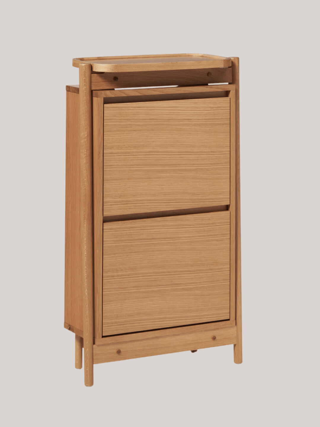 Fold Out Wooden Shoe Cabinet Libby