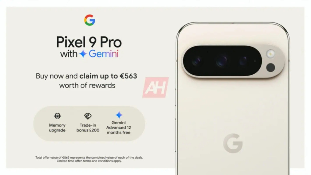 Pixel 9 buyers likely to get free goodies like Google One AI Premium plan