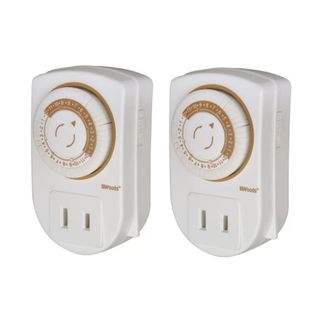 Two Mechanical Outlet Timers 