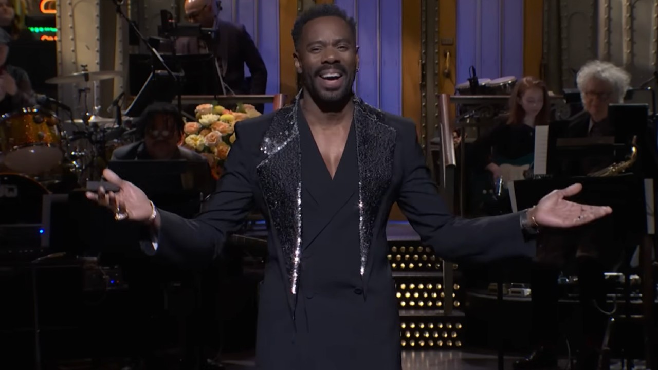 Colman Domingo gives his monologue on Saturday Night Live.
