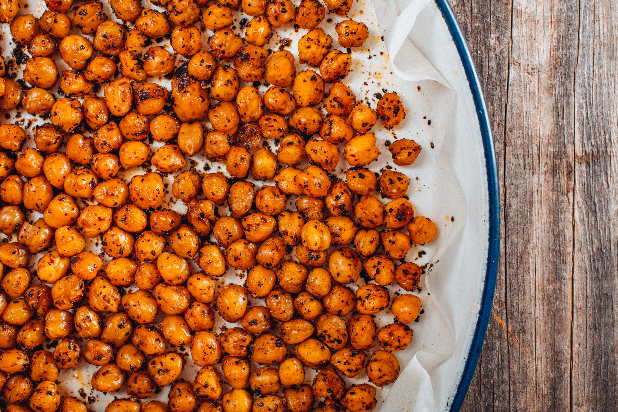 chickpeas on a plate