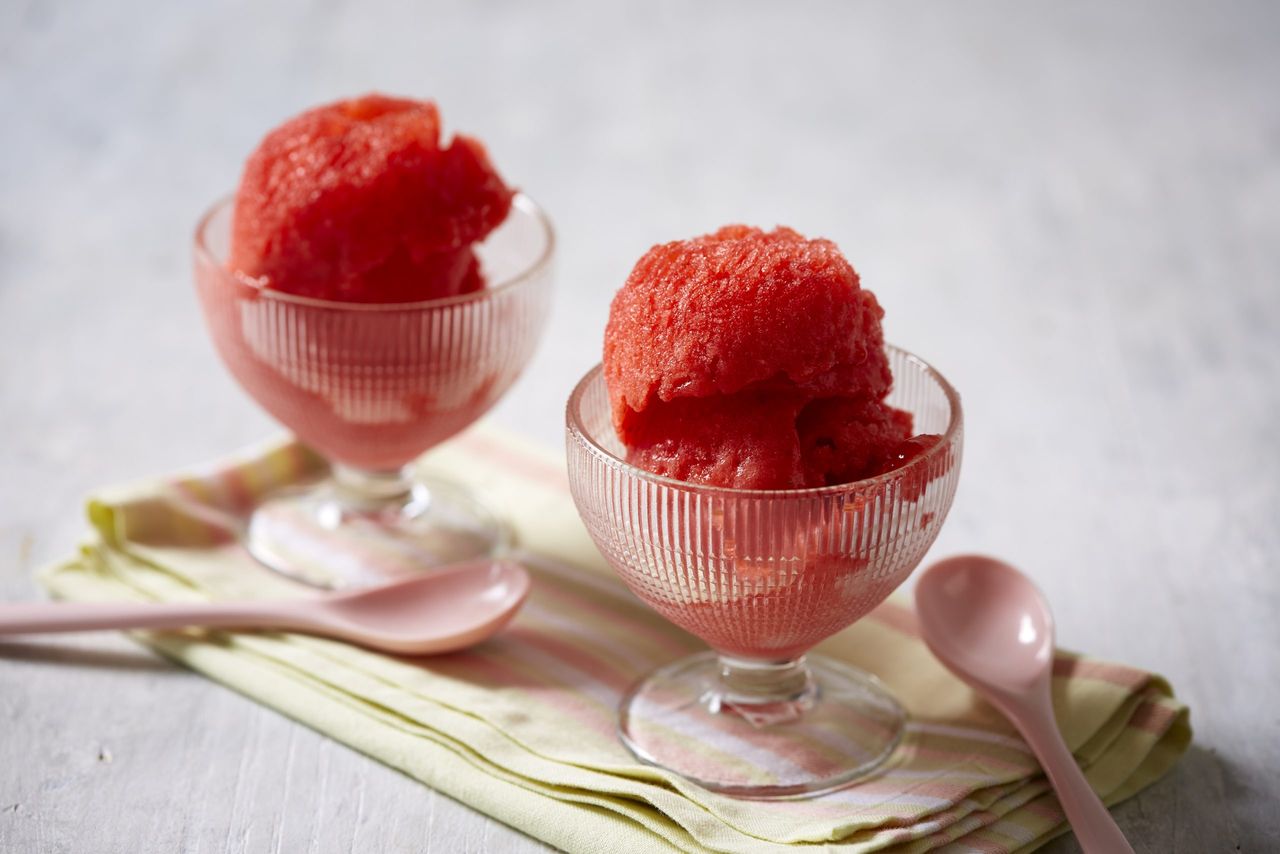 strawberry sorbet