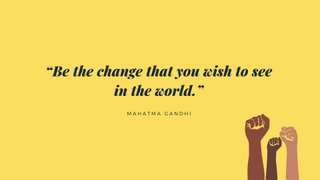 One of our inspirational quotes for kids by Gandhi