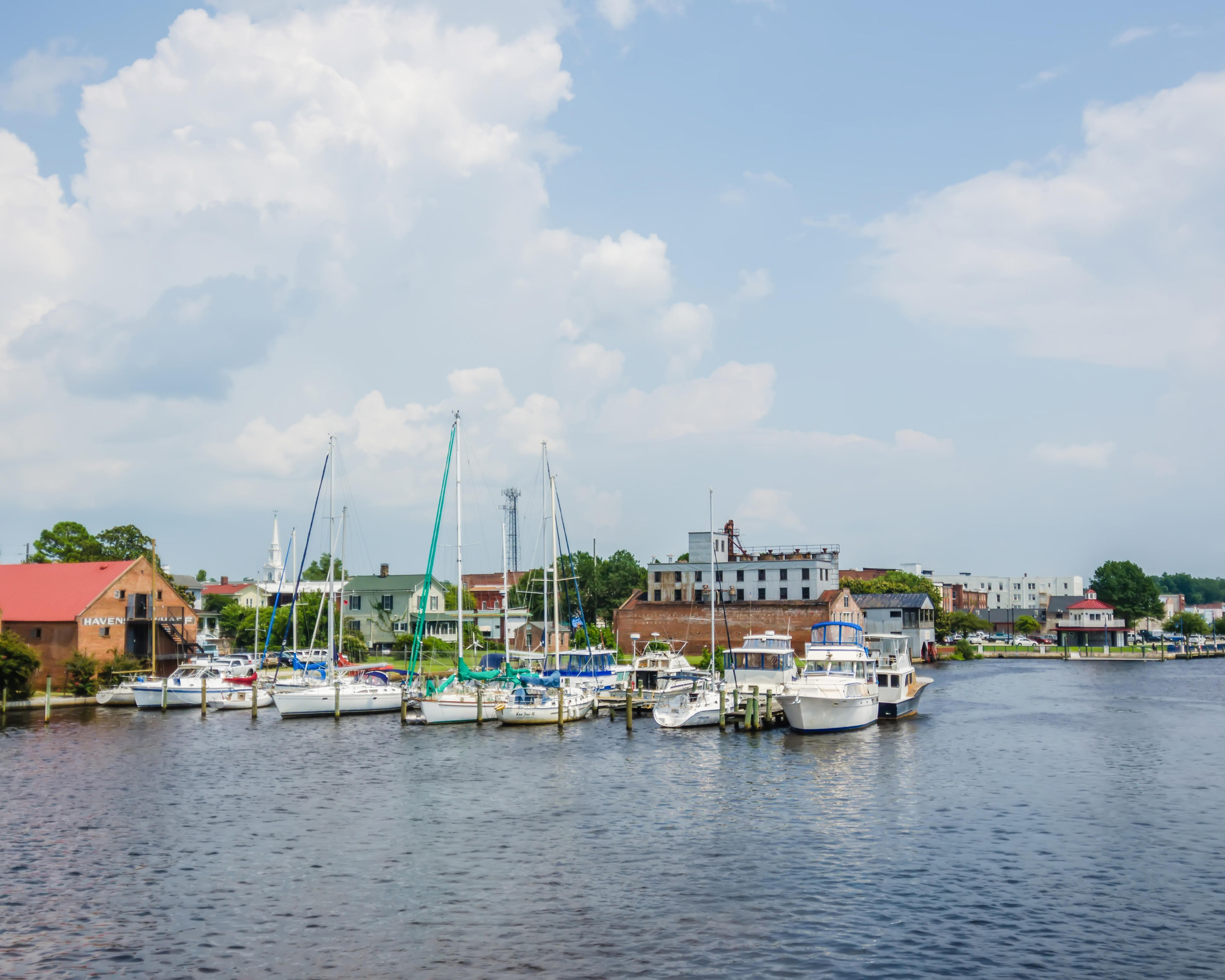 waterfront scenes in little washington north carolina