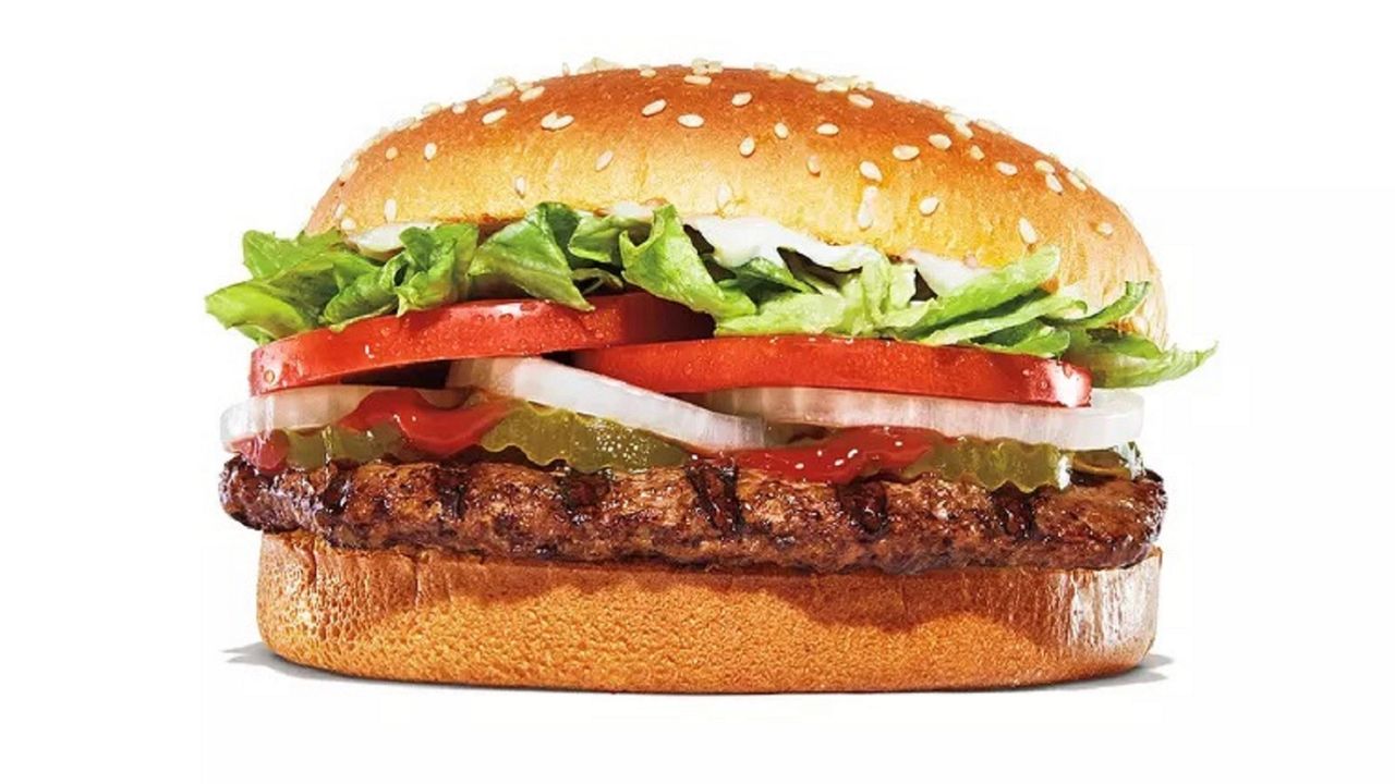 A Burger King Whopper.