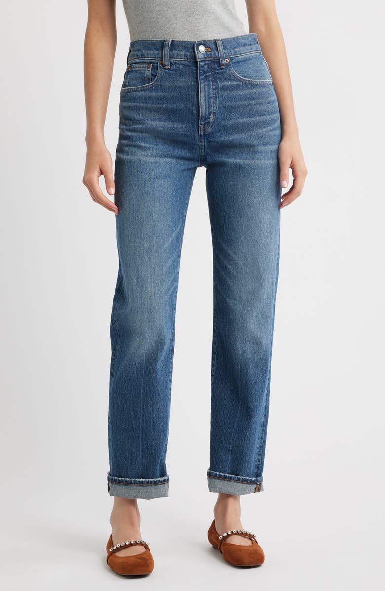The '90s High Waist Straight Leg Jeans