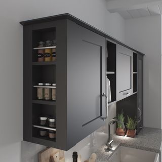 KitchenArt Gray Kitchen Spice Racks