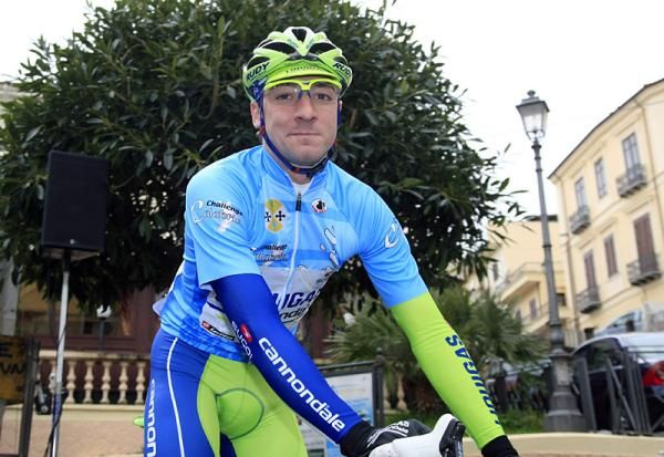 Race leader Elia Viviani (LIquigas-Cannondale) is ready to go for the second and final stage.