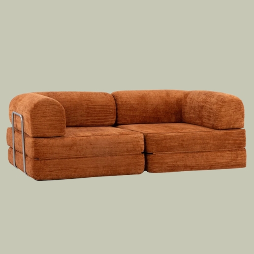 Furniture Maxi, Hugspacee Velvet Compressed Daybed Large Lounge Sofa
