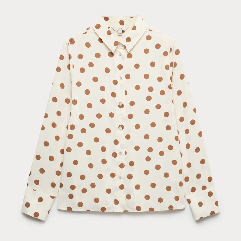 M&amp;amp;S, Printed Collared Shirt