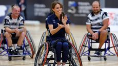Kate Middleton took part in wheelchair rugby 