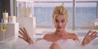 Margot Robbie in a bubble bath in The Big Short