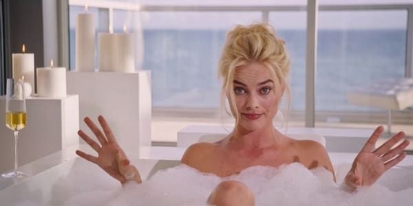 Margot Robbie in a bubble bath in The Big Short