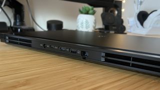 Rear ports on RedMagic Titan 16 Pro gaming laptop