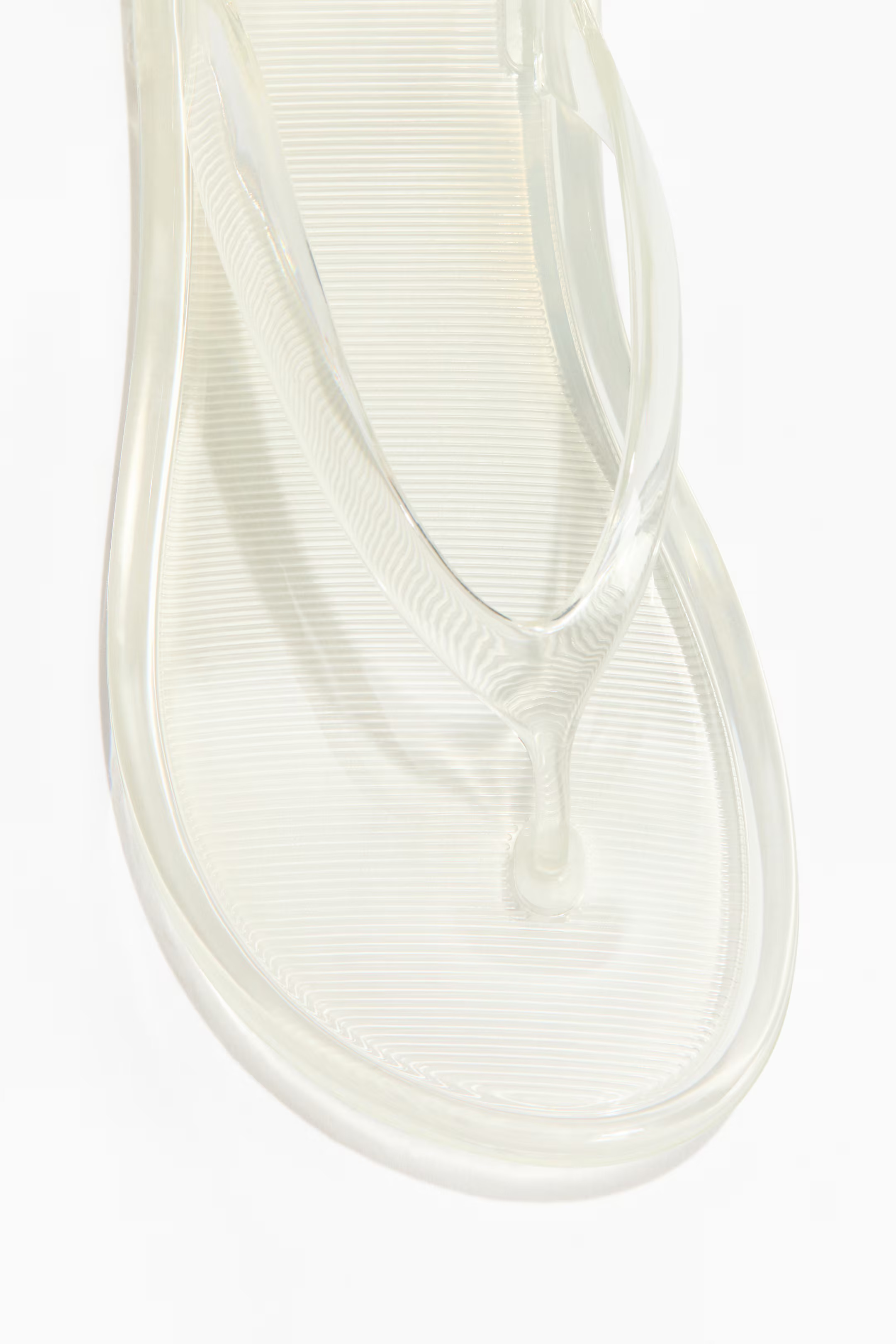 H&amp;amp;M semi-transparent flip-flops
