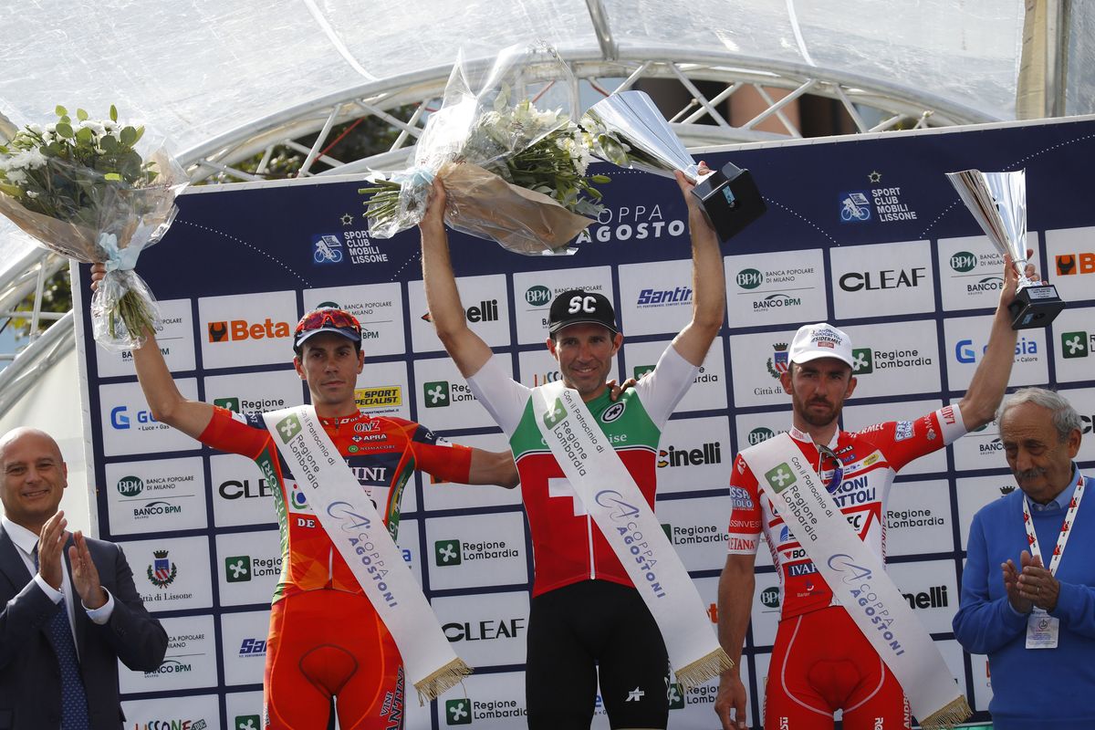 Michael Albasini (Switzerland) wins the Coppa Agostoni
