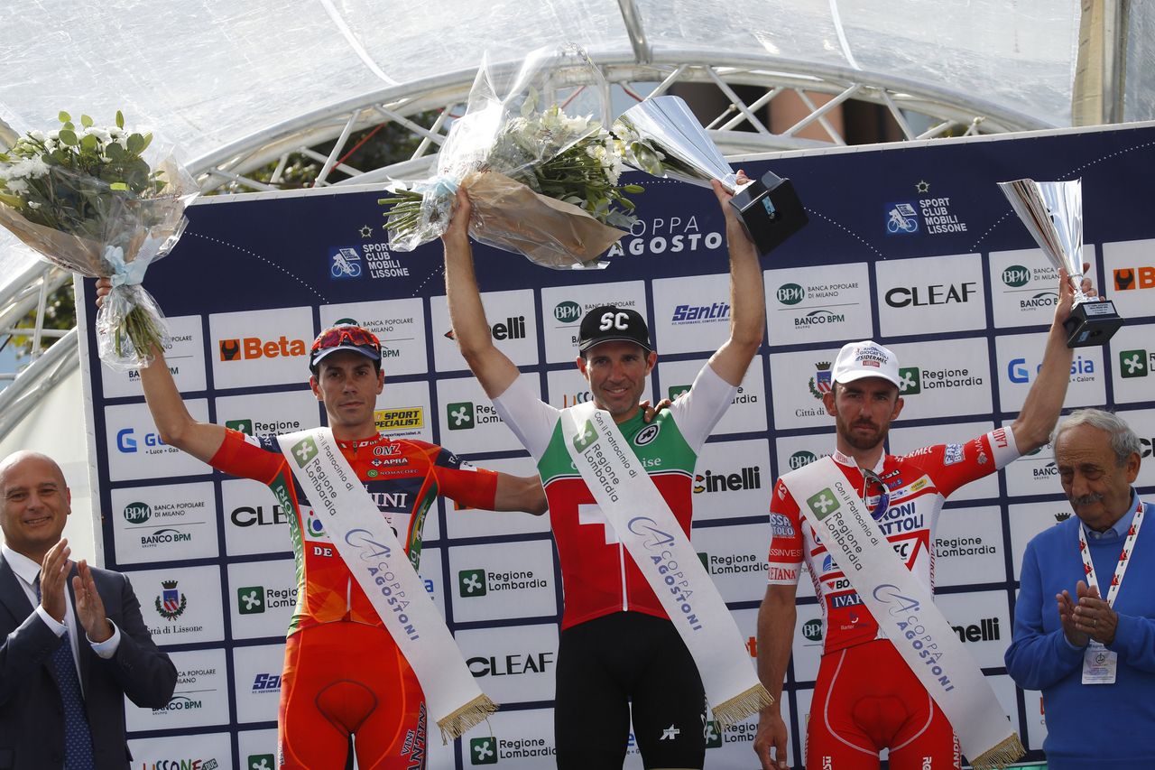Michael Albasini (Switzerland) wins the Coppa Agostoni
