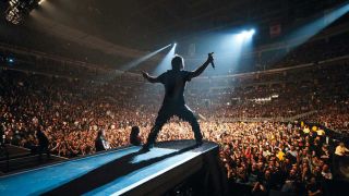Bruce Dickinson onstage