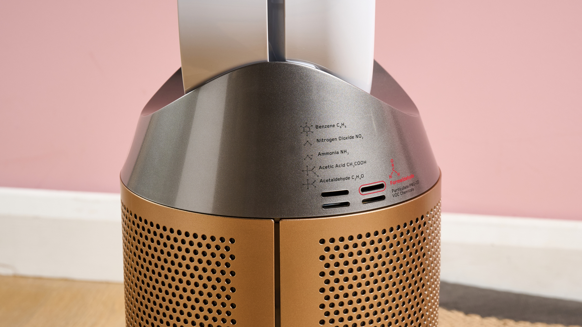 A close-up of the TP09's sensors.