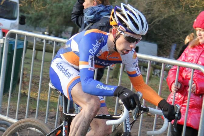 Lars van der Haar speeds away from his rivals