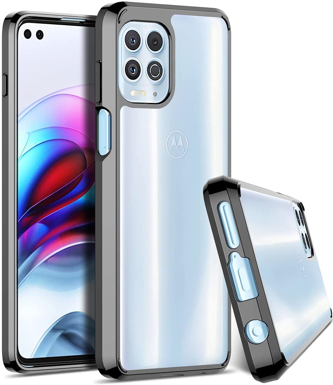 Casevasn Hybrid Defender Crystal Moto G100 Cover