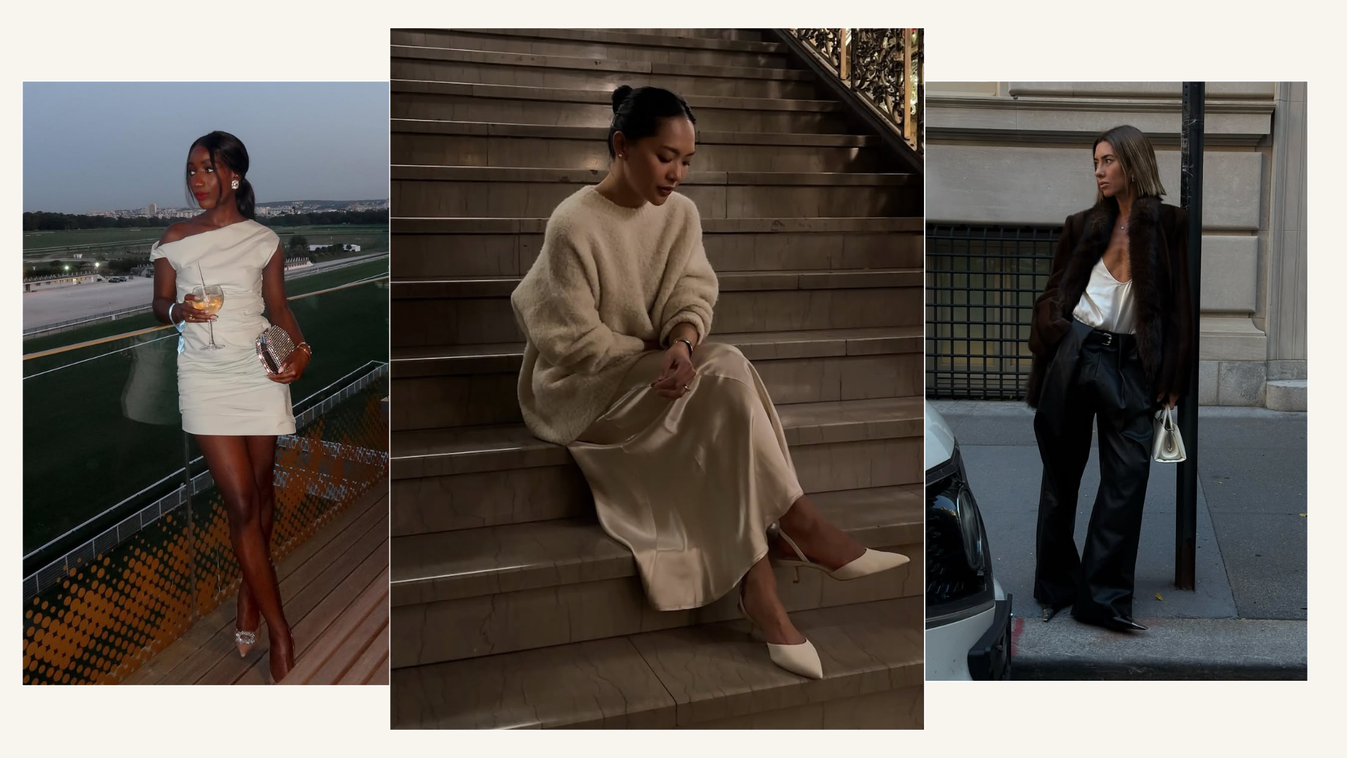 Minimalist NYE outfits