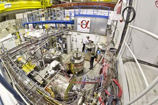 The ALPHA experiment at the CERN physics lab in Geneva, Switzerland traps exotic antimatter to study how it differs from matter.