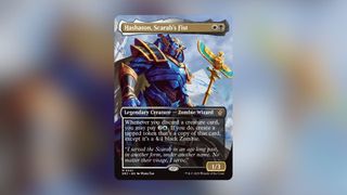 Hashaton, Scarab's Fist card from MTG Aetherdrift