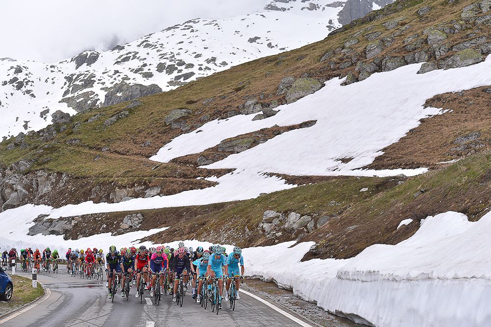 Scenery along the route of during stage 5 at the Tour de Suisse