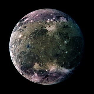 Jupiter's Galilean moon Ganymede is the largest moon in the Solar System, and harbors an underground ocean.