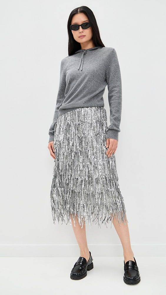 Rag & Bone Billie Sequin Midi Skirt
