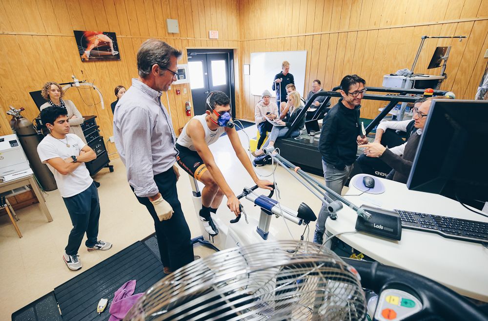 A Holowesko-Citadel rider undergoes testing at Furman University