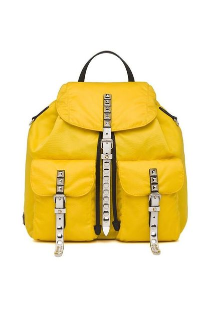 Prada Studded Detail Backpack