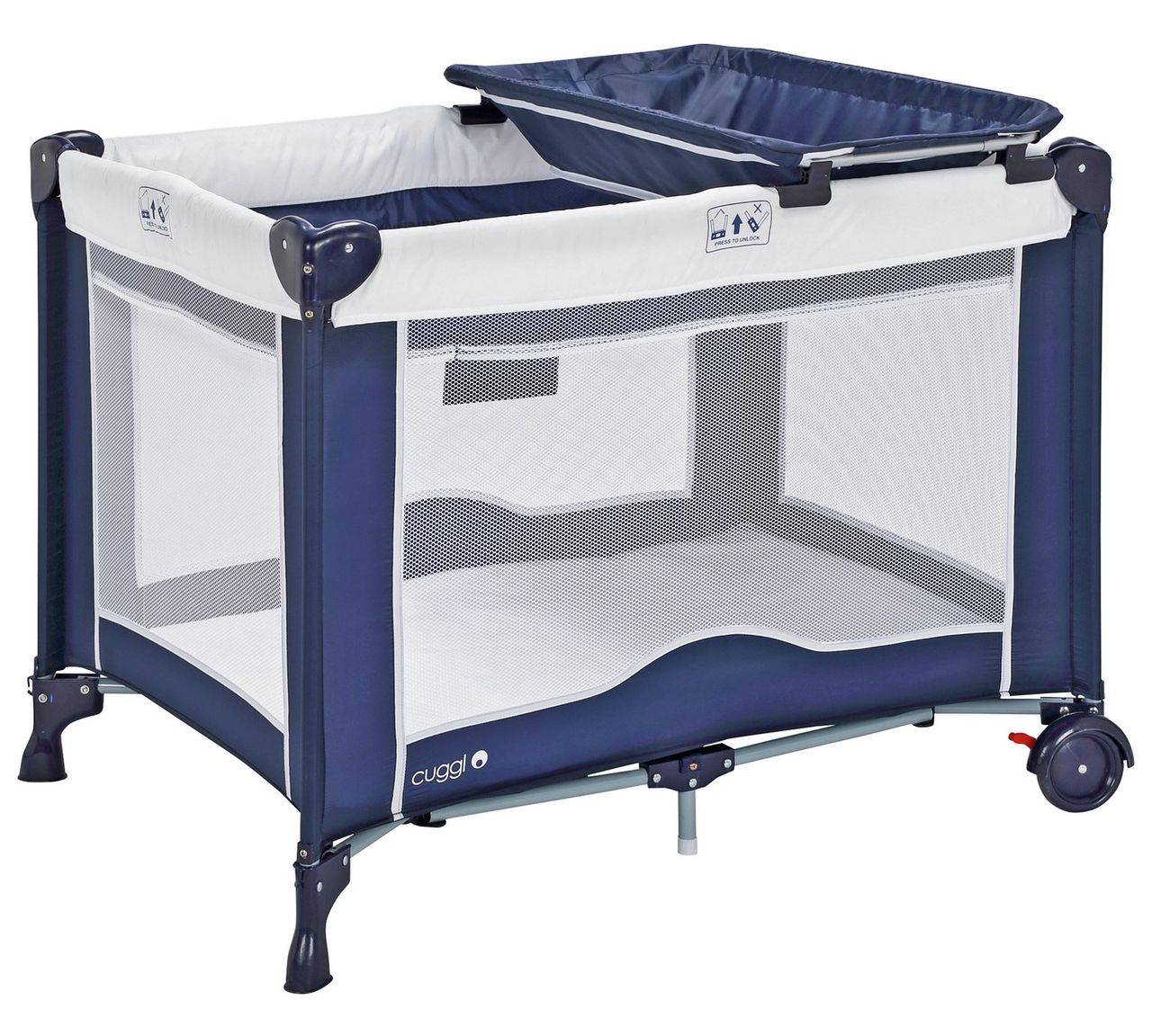 travel cot too low