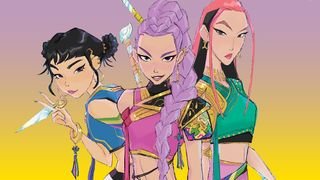 Artwork from the Netflix KPop Demon Hunters art book