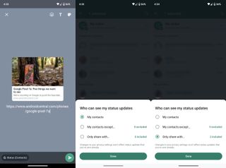 How to use Private Audience Selector on WhatsApp