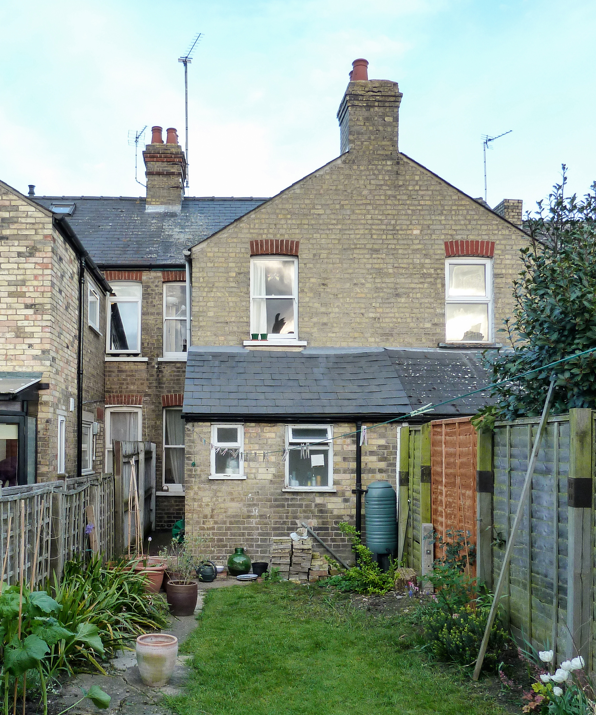 Before shot of a rear extension of a Victorian terraced house