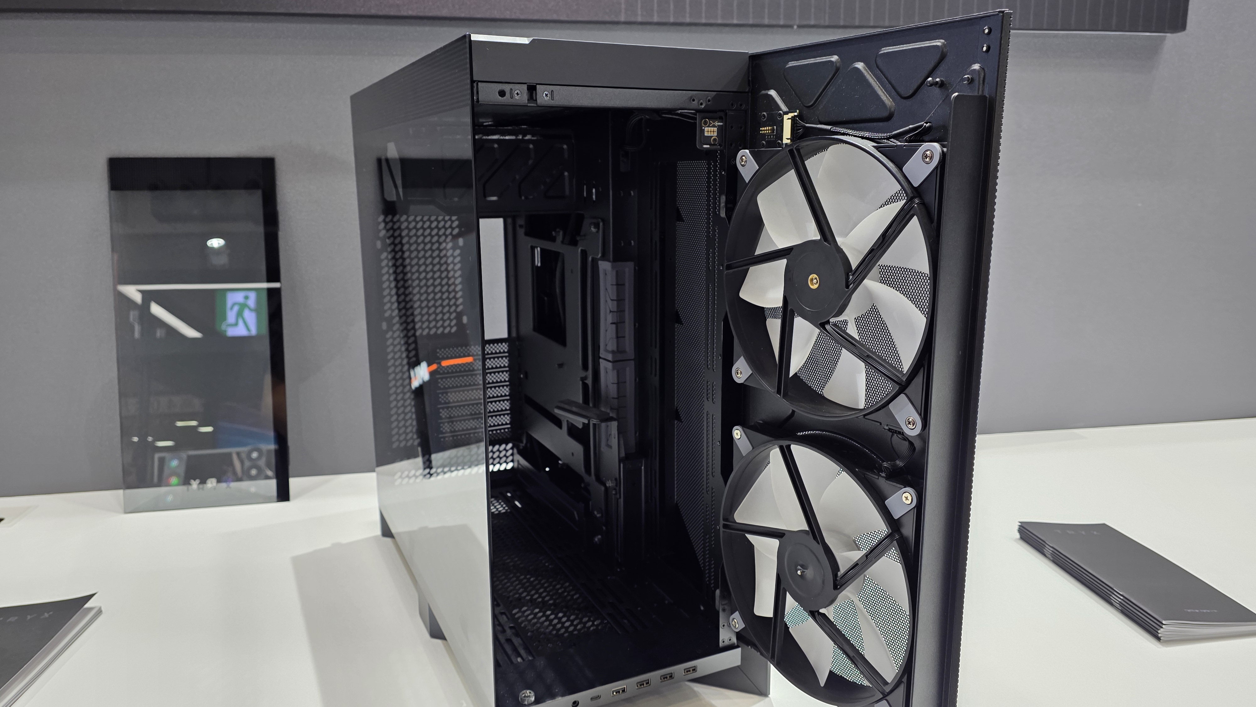 The Tryx Luca Air PC case in black