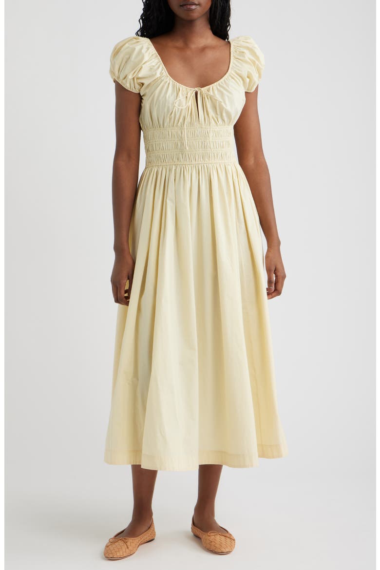 Quinn Organic Cotton Poplin Maxi Dress