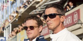 Matt Damon and Christian Bale in Ford V Ferrari