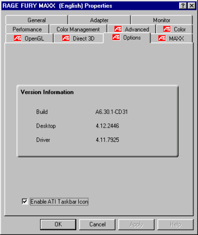 Drivers, Continued - ATI Rage Fury MAXX Review | Tom's Hardware