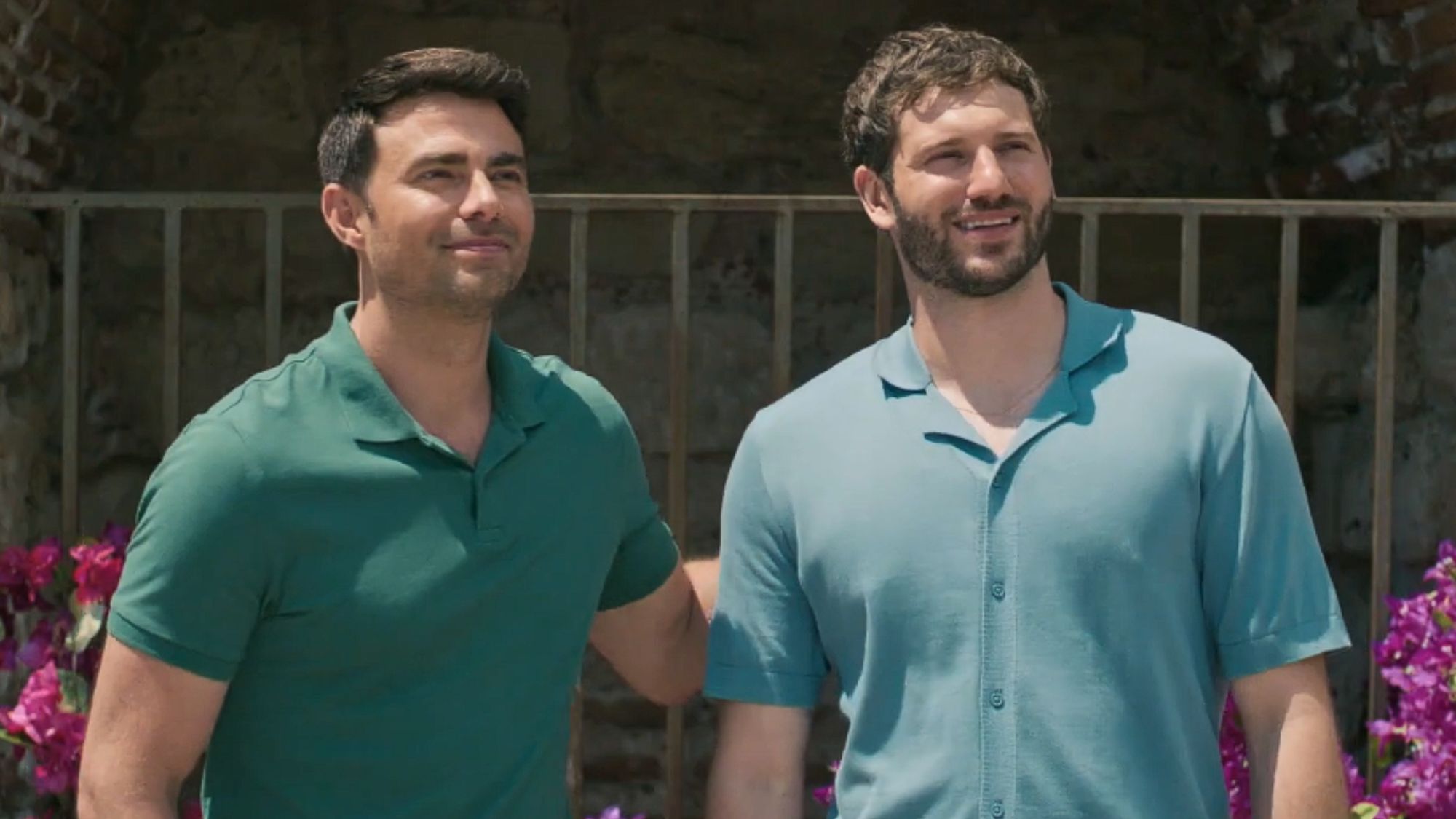 Jonathan Bennett and Alexander Lincoln in The Groomsmen: Second Chances.