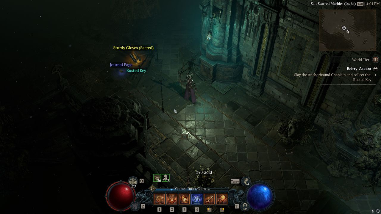 Diablo 4 Rusted key