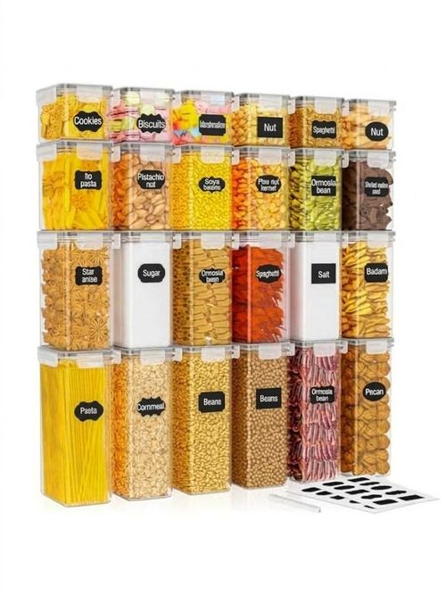 Purkeep 24-Pack Food Storage Containers 