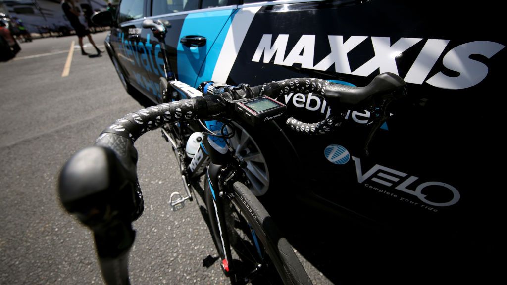 A look at the front end of Piccoli's KHS Flite 900 race bike