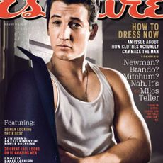 Miles Teller on the cover of Esquire's September issue.
