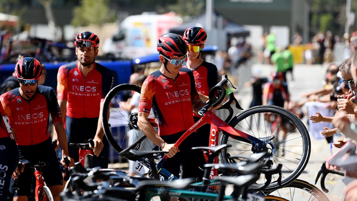 Ineos Grenadiers riders using £1000 Tactic hubs at the Vuelta A España ...