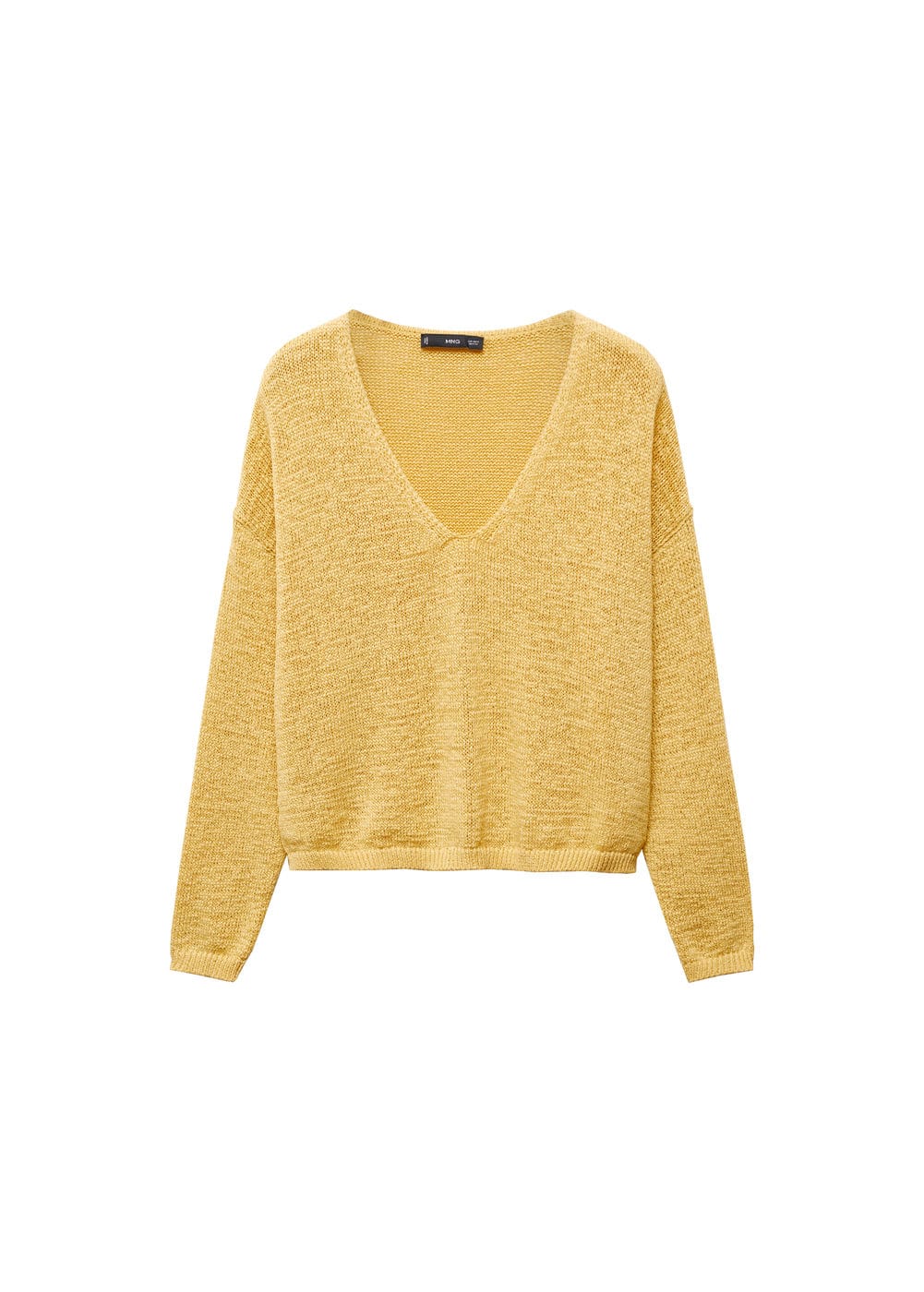 Fine-Knit V-Neck Sweater -  Women