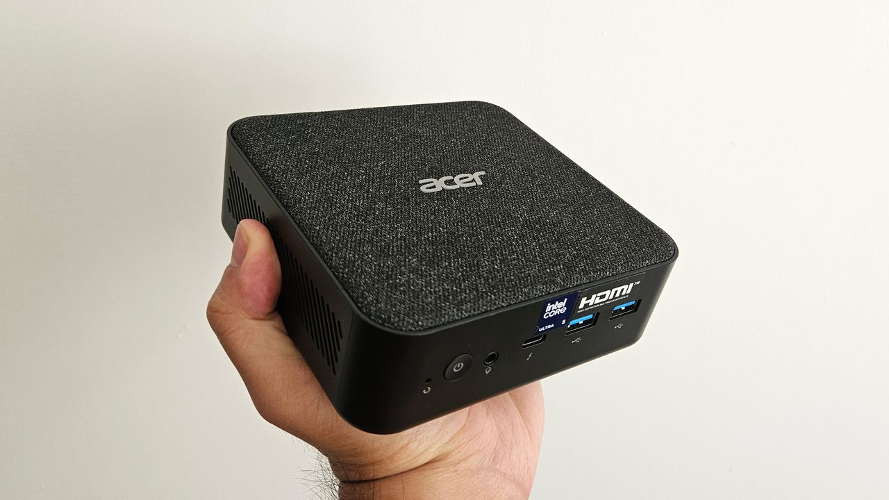 The Acer Revo RB-102 on a desk